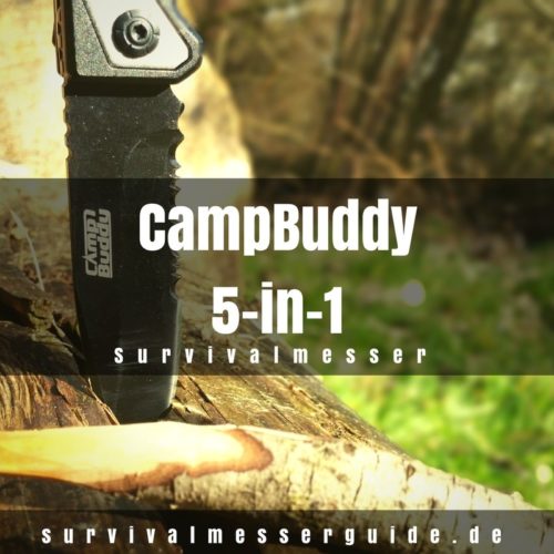 CampBuddy 5-in-1 Survival Messer im Test - Praktisch, aber mit Abstrichen