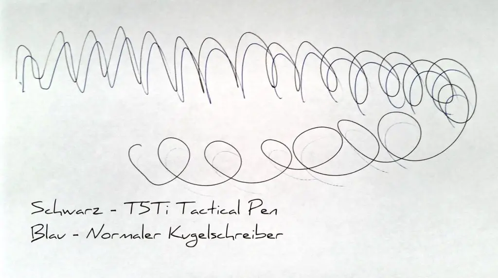 fenix halberd T5Ti Tactical Pen vs kugelschreiber