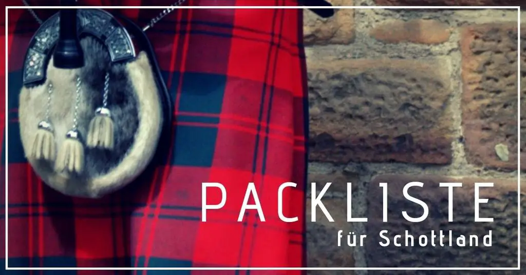 schottland packliste