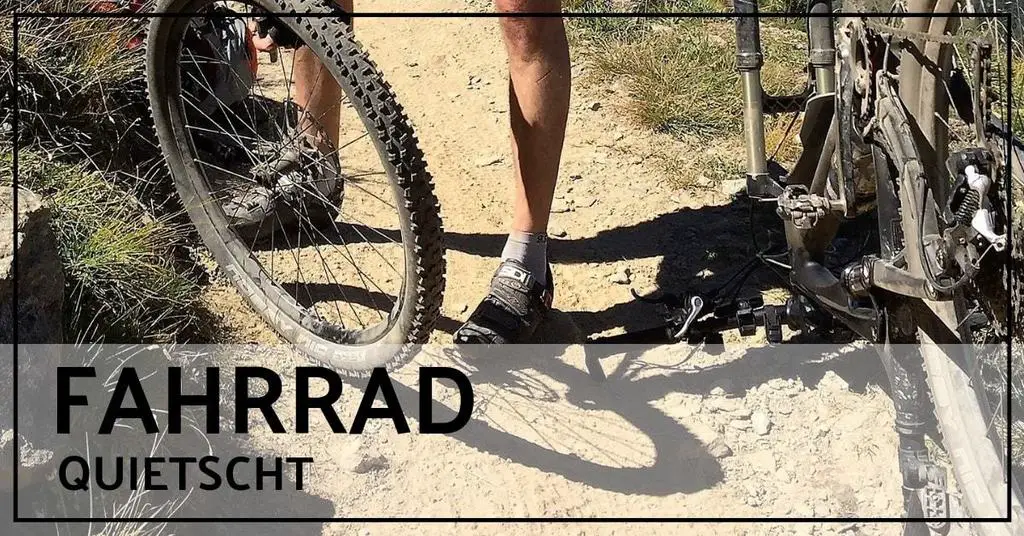 fahrrad quietscht, knarzt, knackt, macht Geräusche