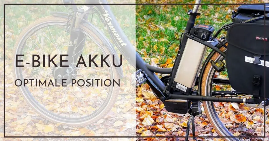 Wo sollte der Akku im E-Bike sein - Gepäckträger oder im Rahmen
