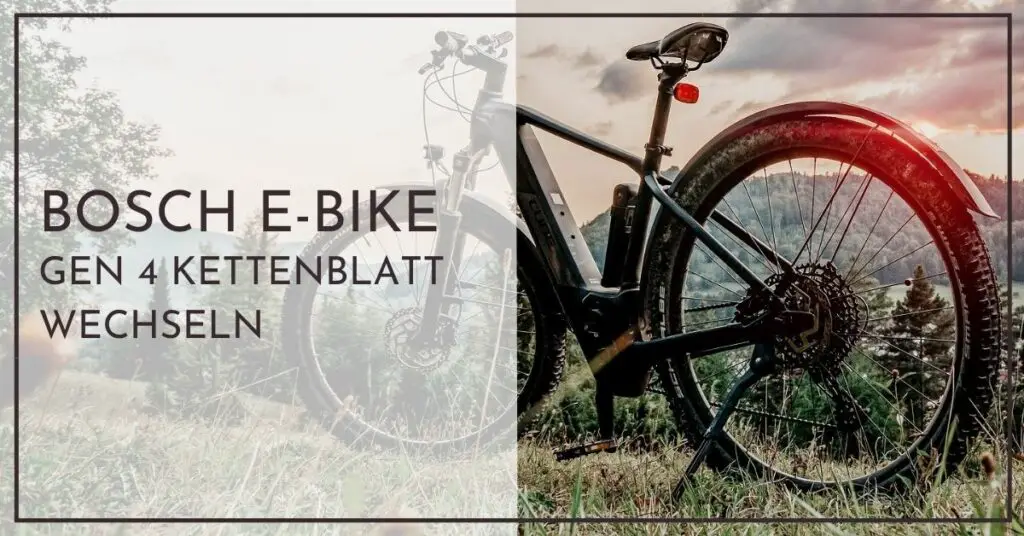 Bosch Gen 4 E-Bike Kettenblatt wechseln - Einfache Anleitung