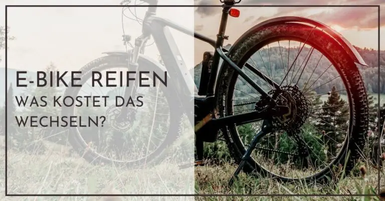 E-Bike Reifen wechseln - Die Kosten