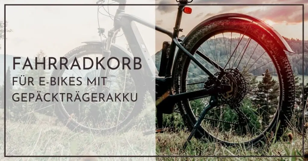 Fahrradkorb für E Bike mit Gepäckträger Akku Empfehlungen