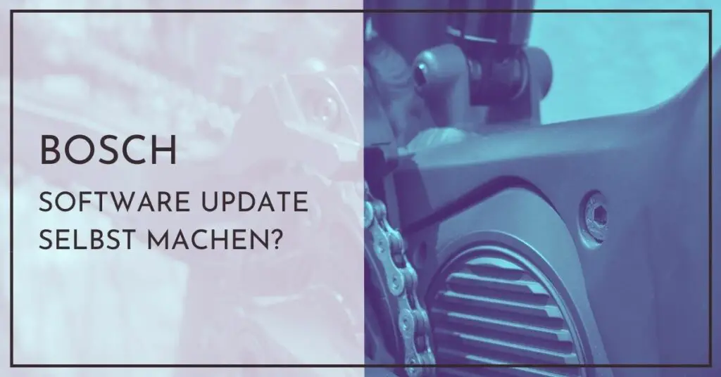 Ist es möglich bei Bosch E-Bike Motor das Software Update selbst zu machen