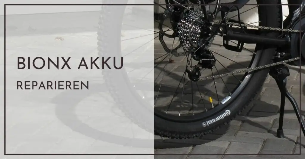 Bionx E-Bike Akku reparieren - Liegt ein Defekt vor