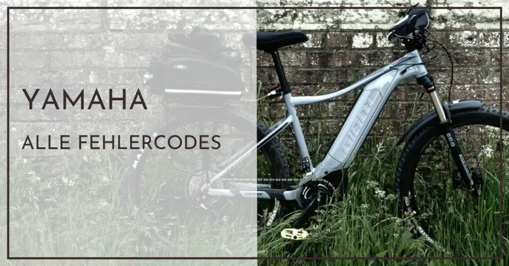 Alle Yamaha E-Bike Fehlercodes - Ursachen und Lösungen