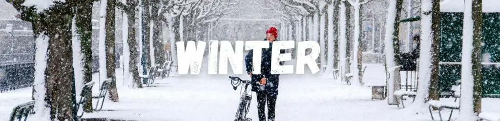 E-Bike fahren im Winter und bei Schnee zur Arbeit