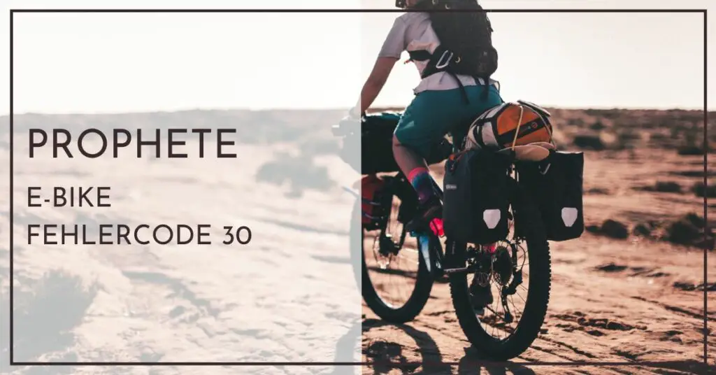 Prophete E-Bike Fehlercode 30 beheben
