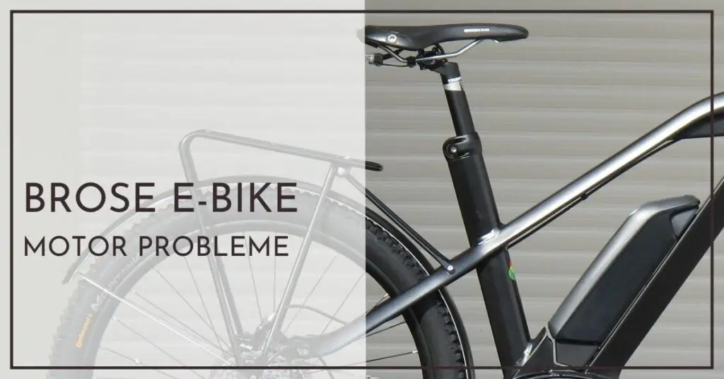 Brose E-Bike Motor Probleme